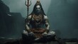 Shiva - The hindu god of destruction.generative ai

