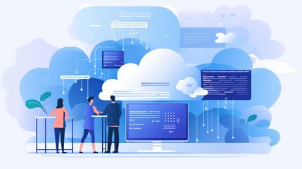 Modern IT Technology illustration