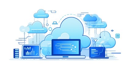 Modern IT Technology illustration