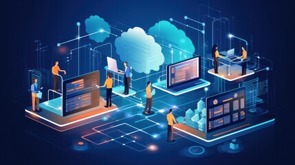 Modern IT Technology illustration