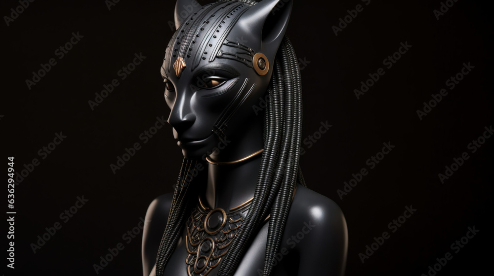 The War Goddess of Ancient Egypt: Sekhmet Stock Illustration | Adobe Stock