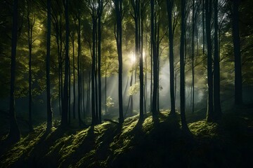  morning in the woods