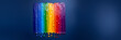 LGBTQIA+ Wunderschöner Hintergrund mit bunten Regenbogen Farben für Druckvorlage in Querformat Banner, ai generativ