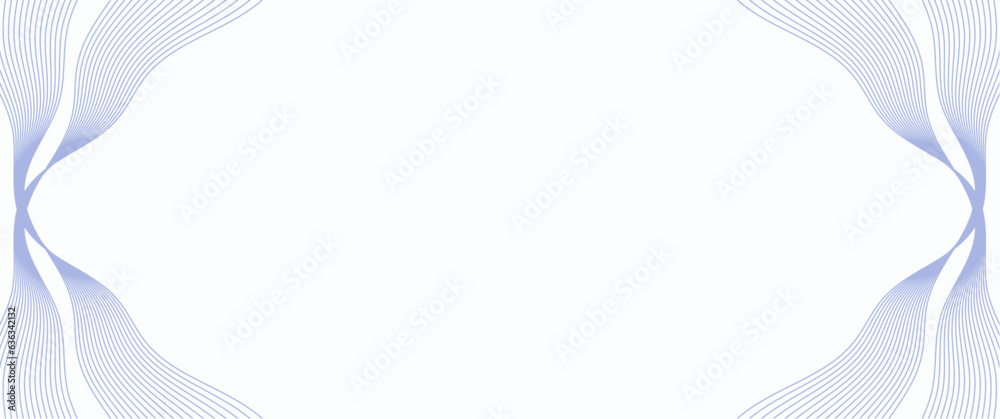 seamless minimalist wavy line frame, wavy line pattern design for ...