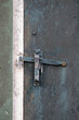Old door handle on a barn door