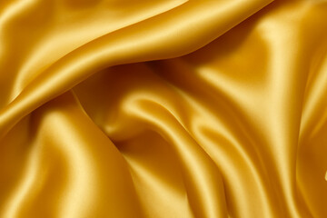 golden silk textured fabric surface