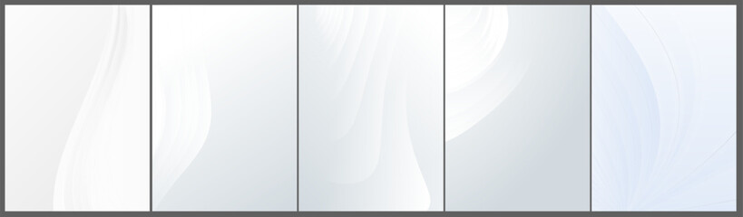 Poster - WebSoft and smooth textured grey background,banner set. Brochure and flyer cover design.