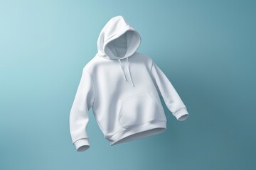 Poster - white hoodie for mockup isolated background