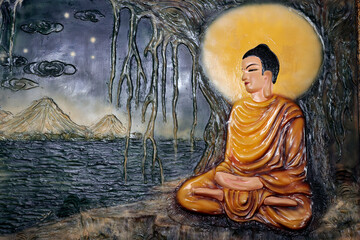 Wall Mural - Religion and spirituality.  Buddhism.