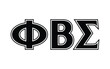 Phi Beta Sigma gamma greek letter, ΦBΣ greek letters