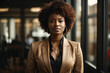 © Fancy Imagination - Afro American business woman. Generative AI
