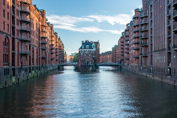 Wall Mural - historic speicherstadt warehouse district in hamburg, germany