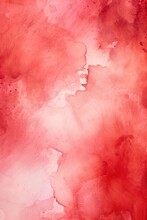 Abstract Watercolor Paint Background Red Color Grunge Texture For Background, Banner  | Generative AI