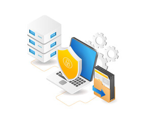 Poster - Process server data security computer