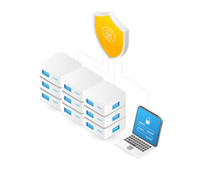 Poster - Server data security computer network