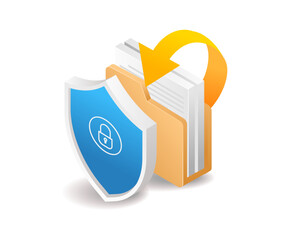 Poster - Server folder data security