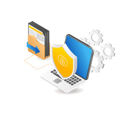 Aufkleber - Process data security computer