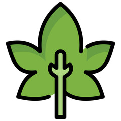 Sticker - Leaf Icon