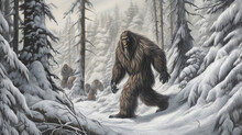ビッグフット（サスカッチ）の謎 No.008  The Mystery Of Bigfoot (Sasquatch) Generative AI