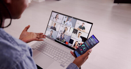 Poster - Videokonferenz-Geschäftswebinar Ansehen