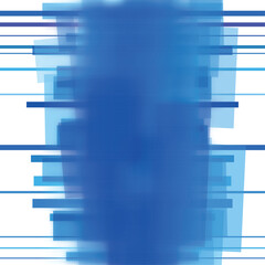 Poster - Vector background with blue blurred lines