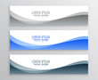 © starlineart - pack of corporate web wavy header template for website information
