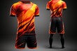 football uniform design mockup