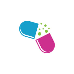 Wall Mural - pharmacy logo vector