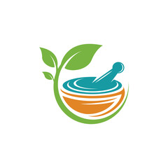 Wall Mural - pharmacy logo vector