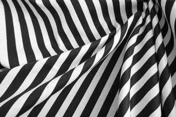 Black and white stripped cloth background