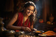 © PRASANNAPIX - Indian woman or housewife cooking at home