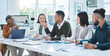 © Azee Jacobs/peopleimages.com - CEO, teamwork or group of business people in meeting planning in discussion for vision or mission. Collaboration, leadership or mentor talking or listening to project ideas with team of employees