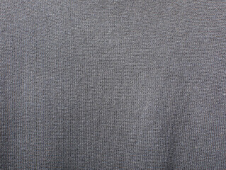 Close up of fabric gray color cloth 