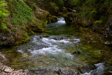 vintgar gorge or bled gorge is a 1.6 km long gorge in northwestern slovenia. this natural nature res