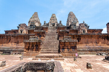 Wall Mural - views of angkor wat complex in cambodia