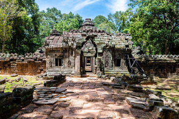 Wall Mural - views of angkor wat complex in cambodia