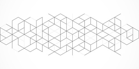 The graphic design elements with isometric shape blocks. Vector illustration of abstract geometric background