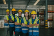© SpaceOak - Diverse warehouse team create empowerment, confidence. Collaboration drives excellence in logistics