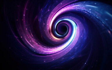 Wall Mural - colorful vortex background,created with generative ai tecnology.