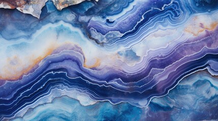 Purple and Blue Marble Pattern. Generative AI
