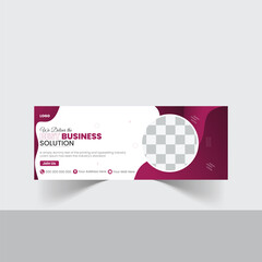 a bundle of 1 templates of different colors business facebook cover design  template, modern business facebook cover template, 
