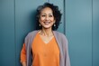 © Leon Waltz - Portrait of a beautiful middle-aged woman smiling at the camera