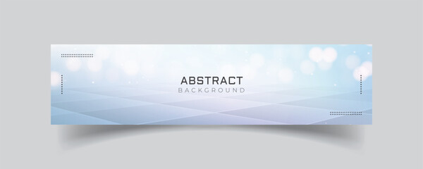 Wall Mural - linkedin banner abstract shiny background