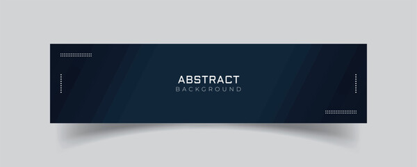 Linkedin banner with abstract background