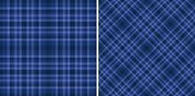 Plaid Seamless Pattern Of Tartan Vector Check With A Background Fabric Texture Textile.