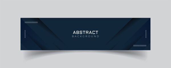 Wall Mural - linkedin banner with simple abstract background