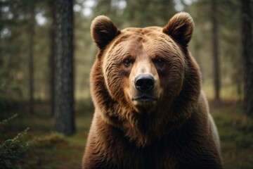 brown bear in the forest