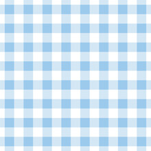Cute Trendy And Fashionable Blue Simple Gingham Checkered Pattern Background Template Design Element