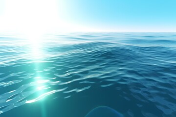 blue ocean waves made by midjourney