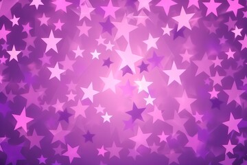 Canvas Print - pink stars background made by midjourney